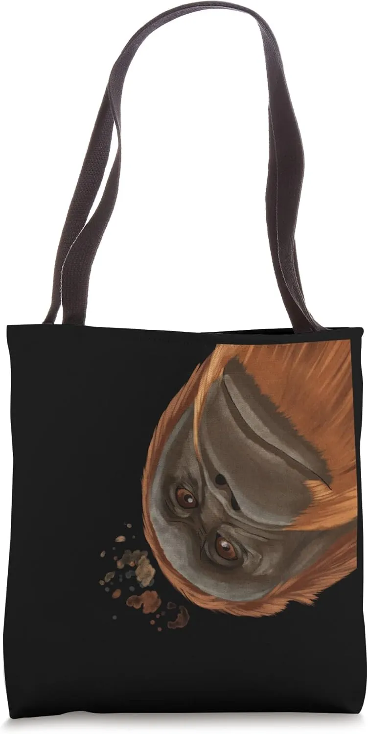 Funny Curious Orangutan Tote Bag