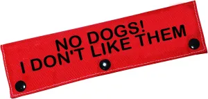 Funny Dog Leash Sleeve No Dogs!I Don't Like Them Dog Leash Wrap Sleeve Pet Birthday Gift (I Don't Like Them-Sleeve)