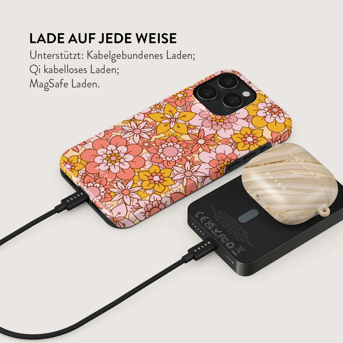 Garden Brunch - Magnetic Powerbank