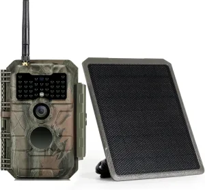 GardePro E6 WiFi Trail Camera and Solar Panel SP350 Bundle