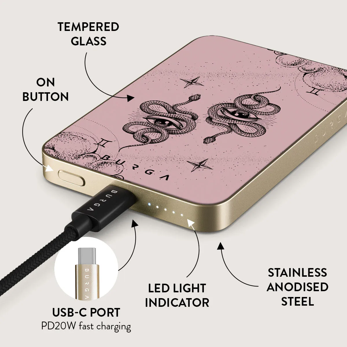 Gemini - Magnetic Power Bank