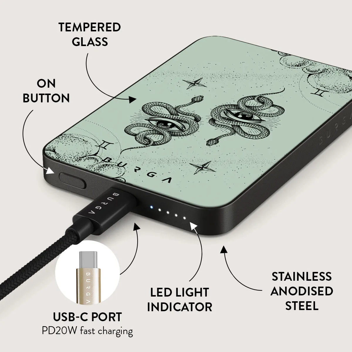 Gemini - Magnetic Power Bank