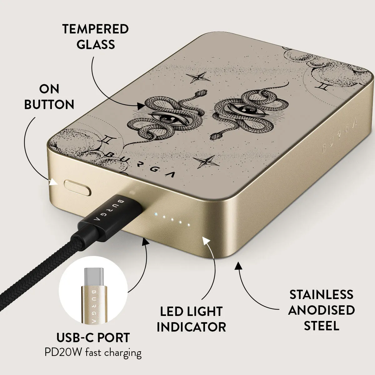 Gemini - Magnetic Power Bank