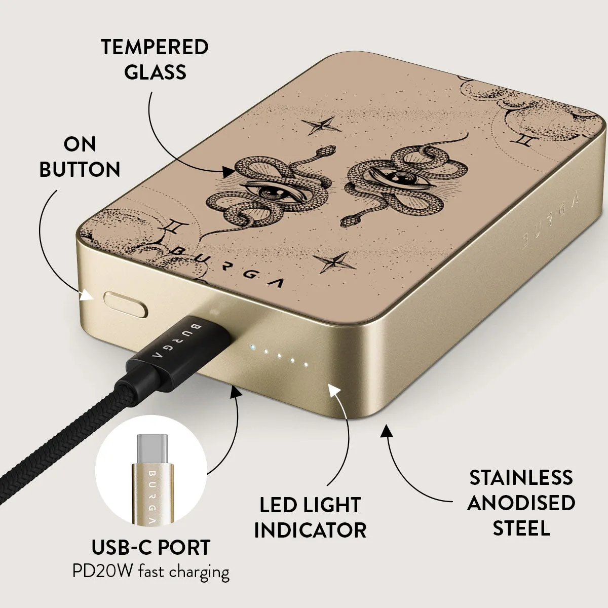Gemini - Magnetic Power Bank