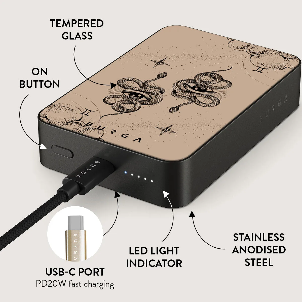 Gemini - Magnetic Power Bank