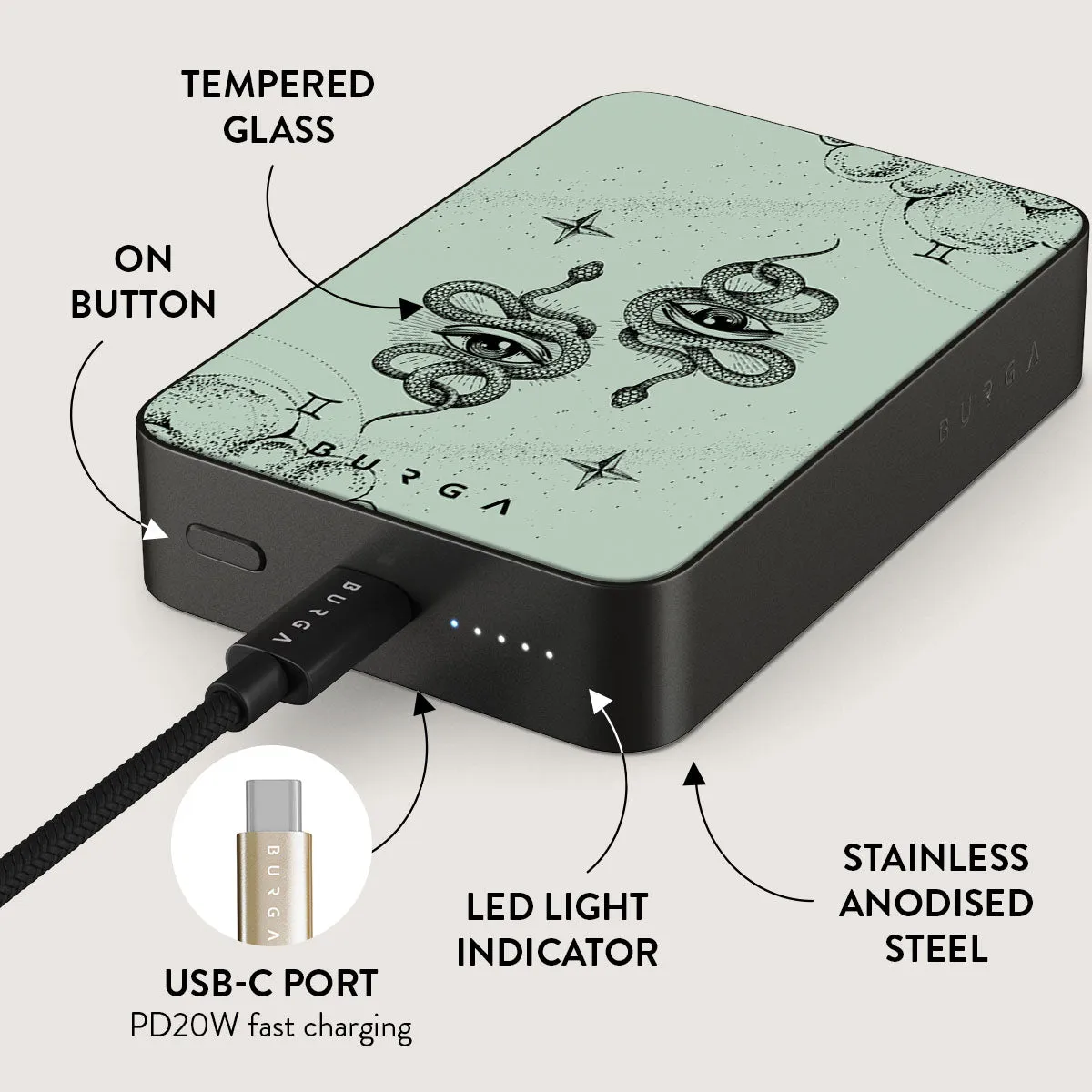 Gemini - Magnetic Power Bank