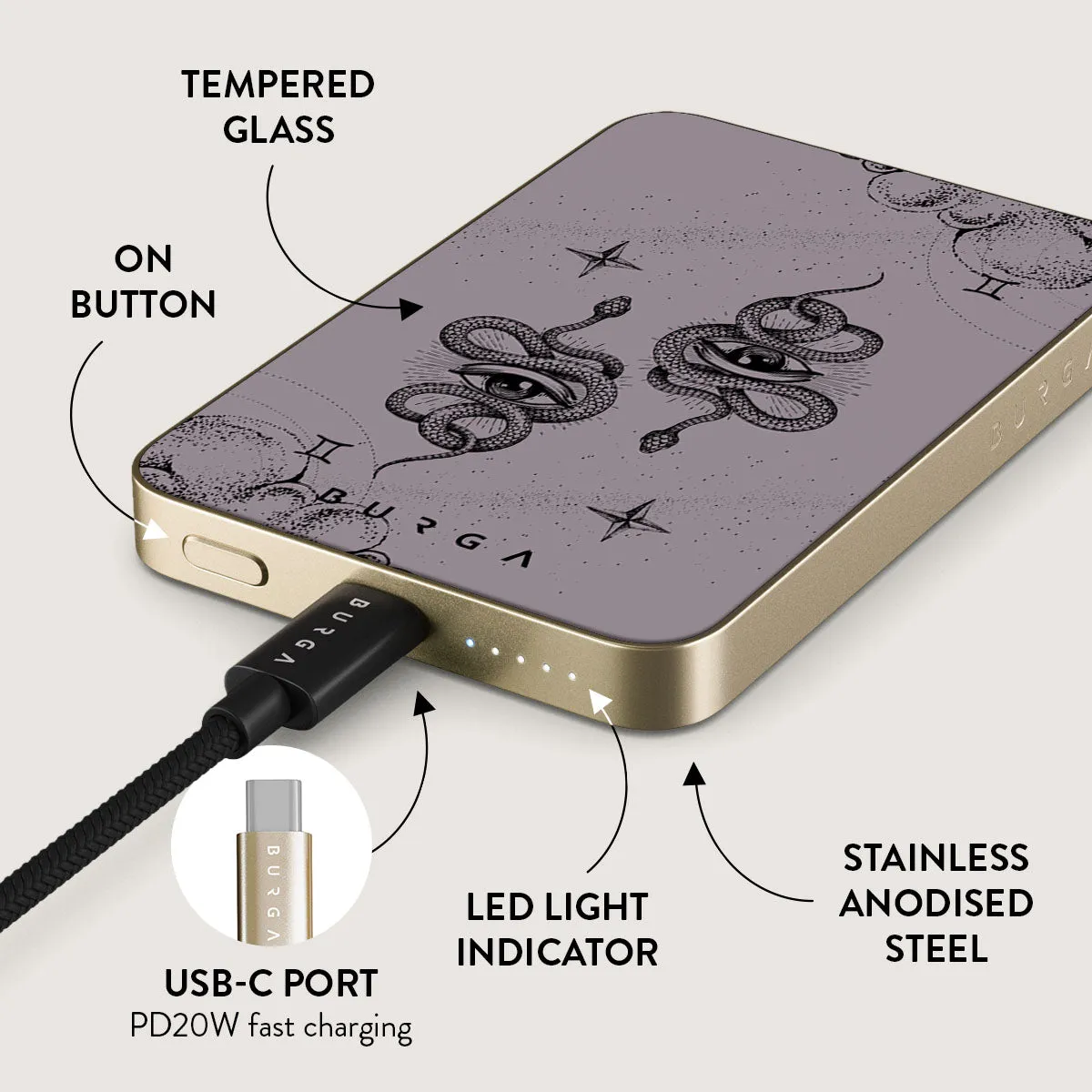 Gemini - Magnetic Power Bank