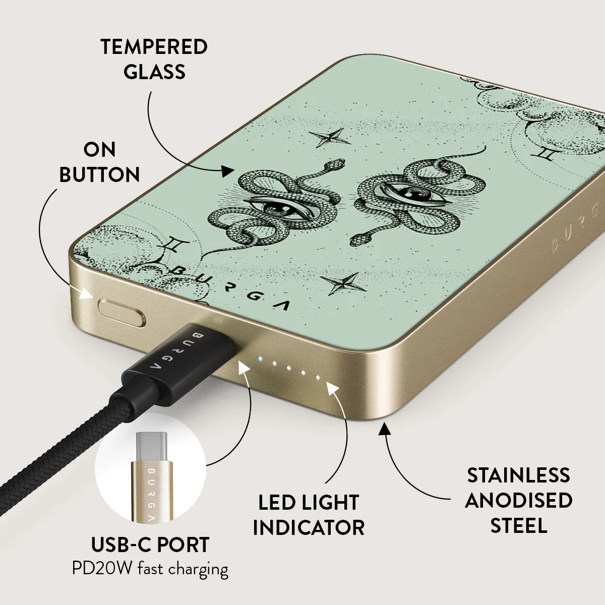 Gemini - Magnetic Power Bank