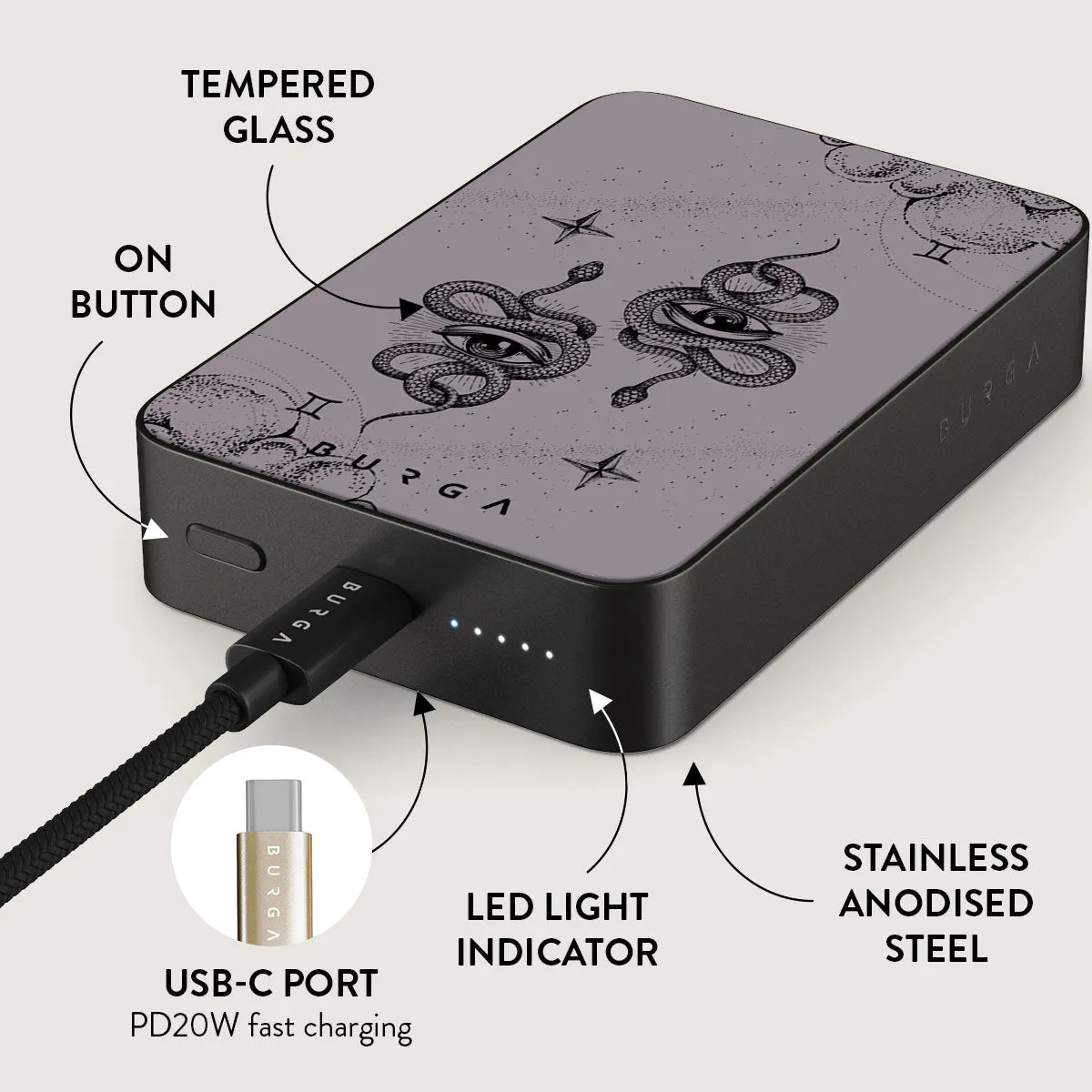 Gemini - Magnetic Power Bank