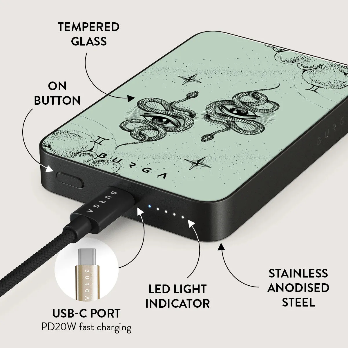 Gemini - Magnetic Power Bank