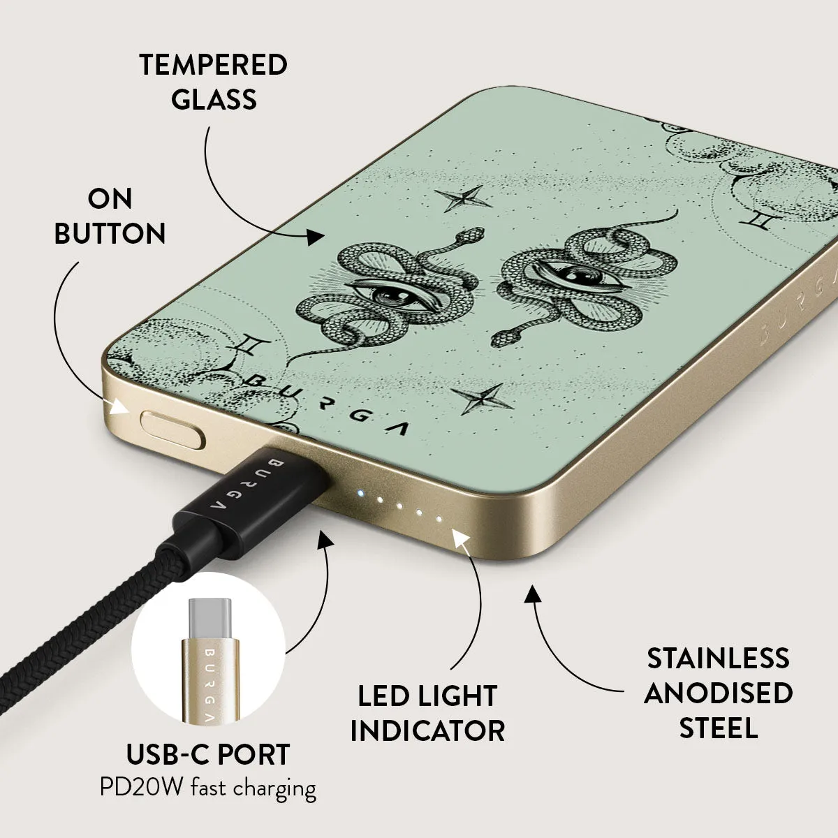 Gemini - Magnetic Power Bank