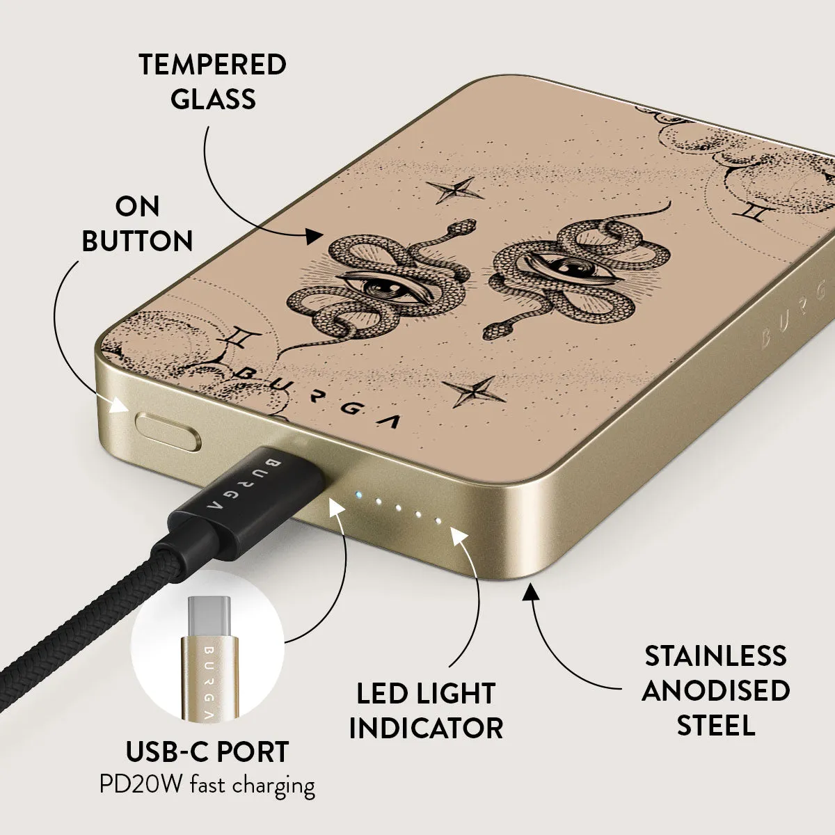 Gemini - Magnetic Power Bank