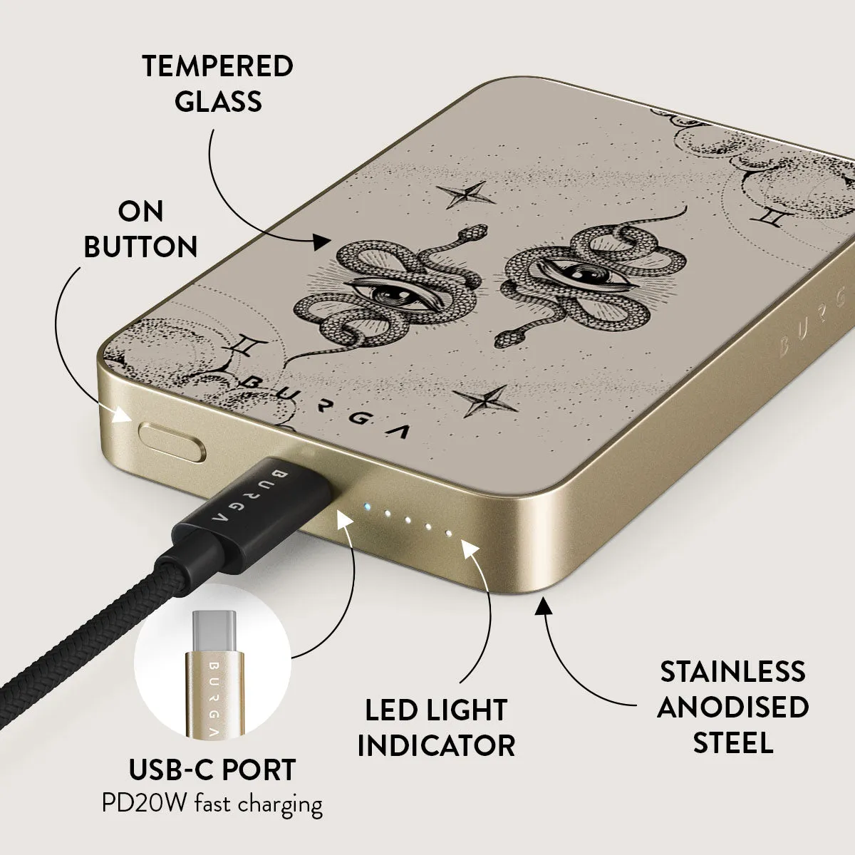 Gemini - Magnetic Power Bank