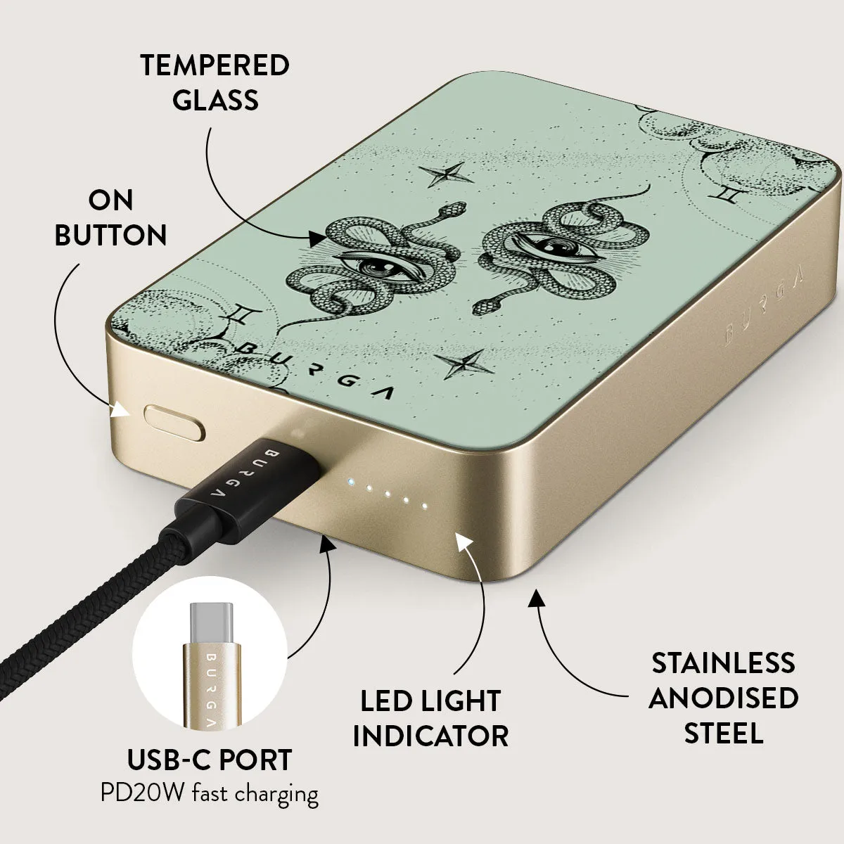 Gemini - Magnetic Power Bank