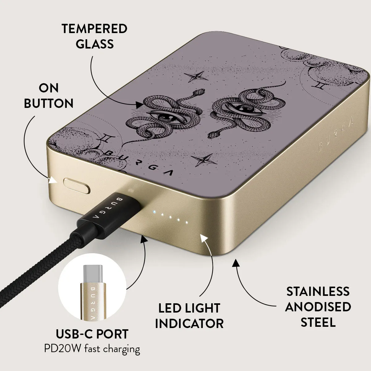 Gemini - Magnetic Power Bank