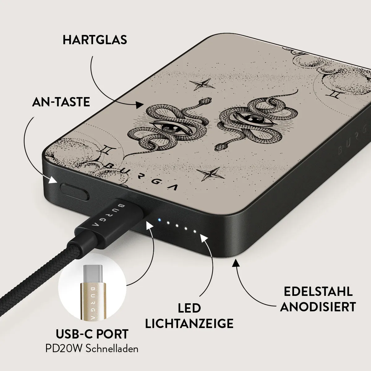 Gemini - Magnetic Powerbank