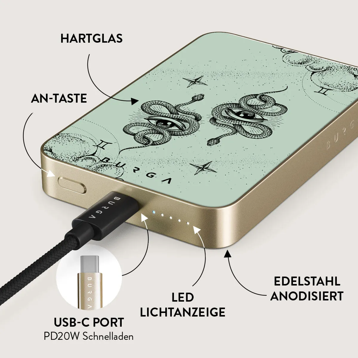Gemini - Magnetic Powerbank
