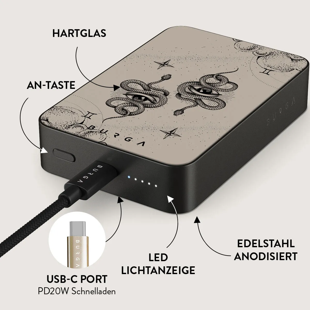 Gemini - Magnetic Powerbank