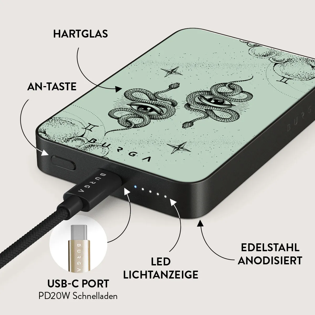Gemini - Magnetic Powerbank
