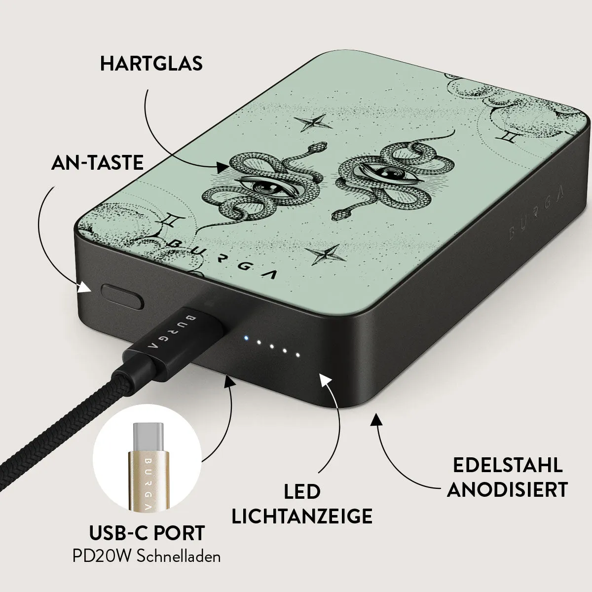 Gemini - Magnetic Powerbank