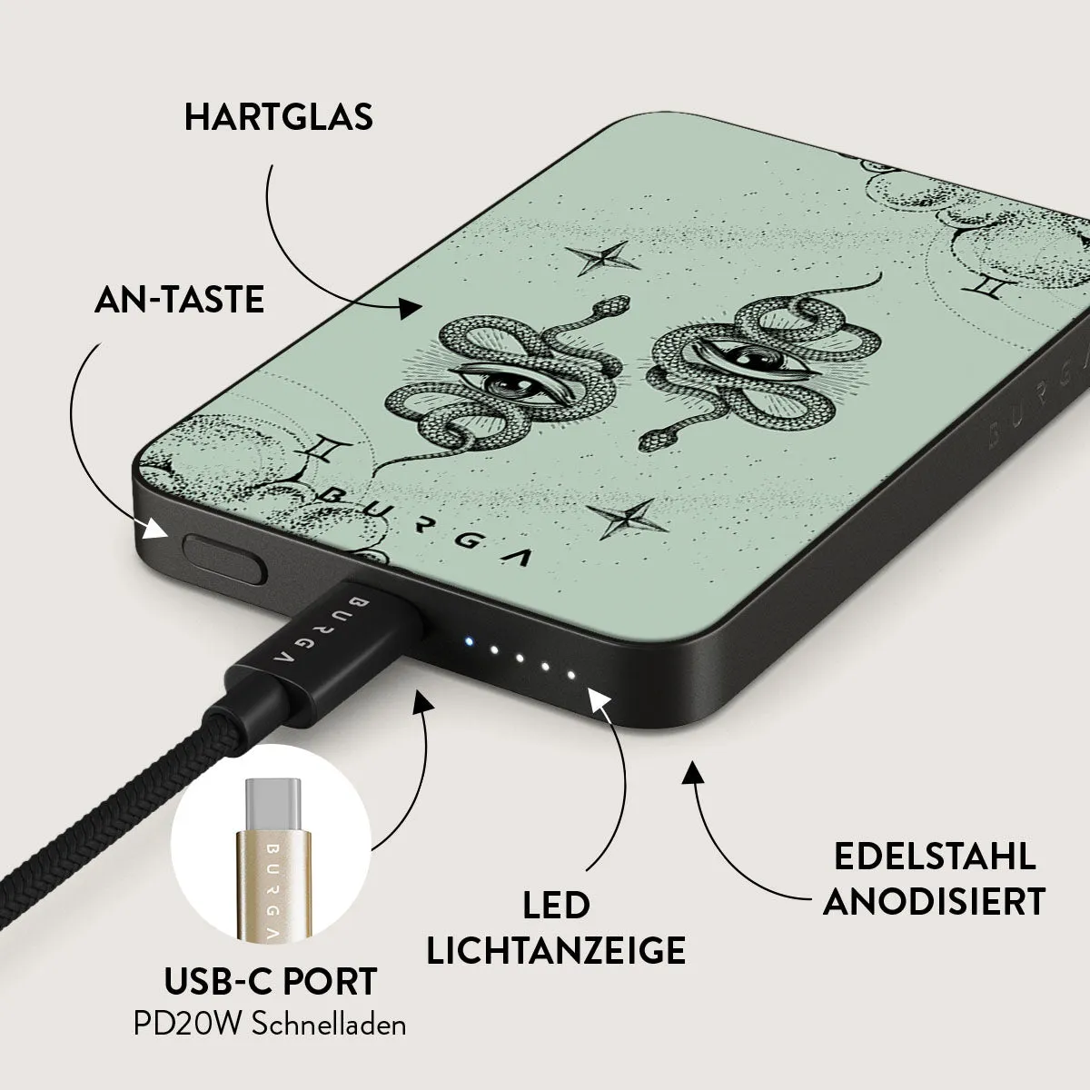 Gemini - Magnetic Powerbank