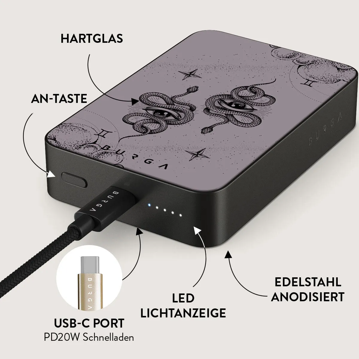 Gemini - Magnetic Powerbank