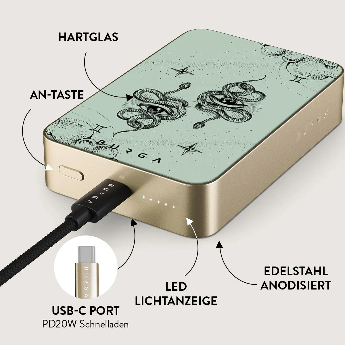Gemini - Magnetic Powerbank