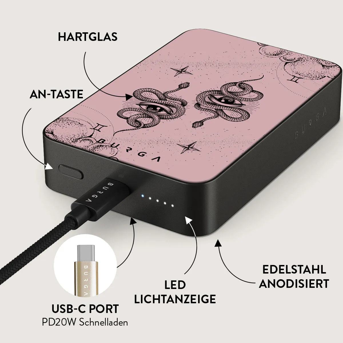 Gemini - Magnetic Powerbank