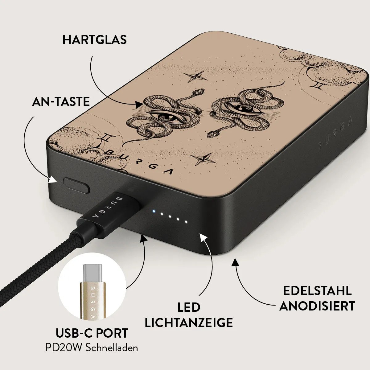Gemini - Magnetic Powerbank