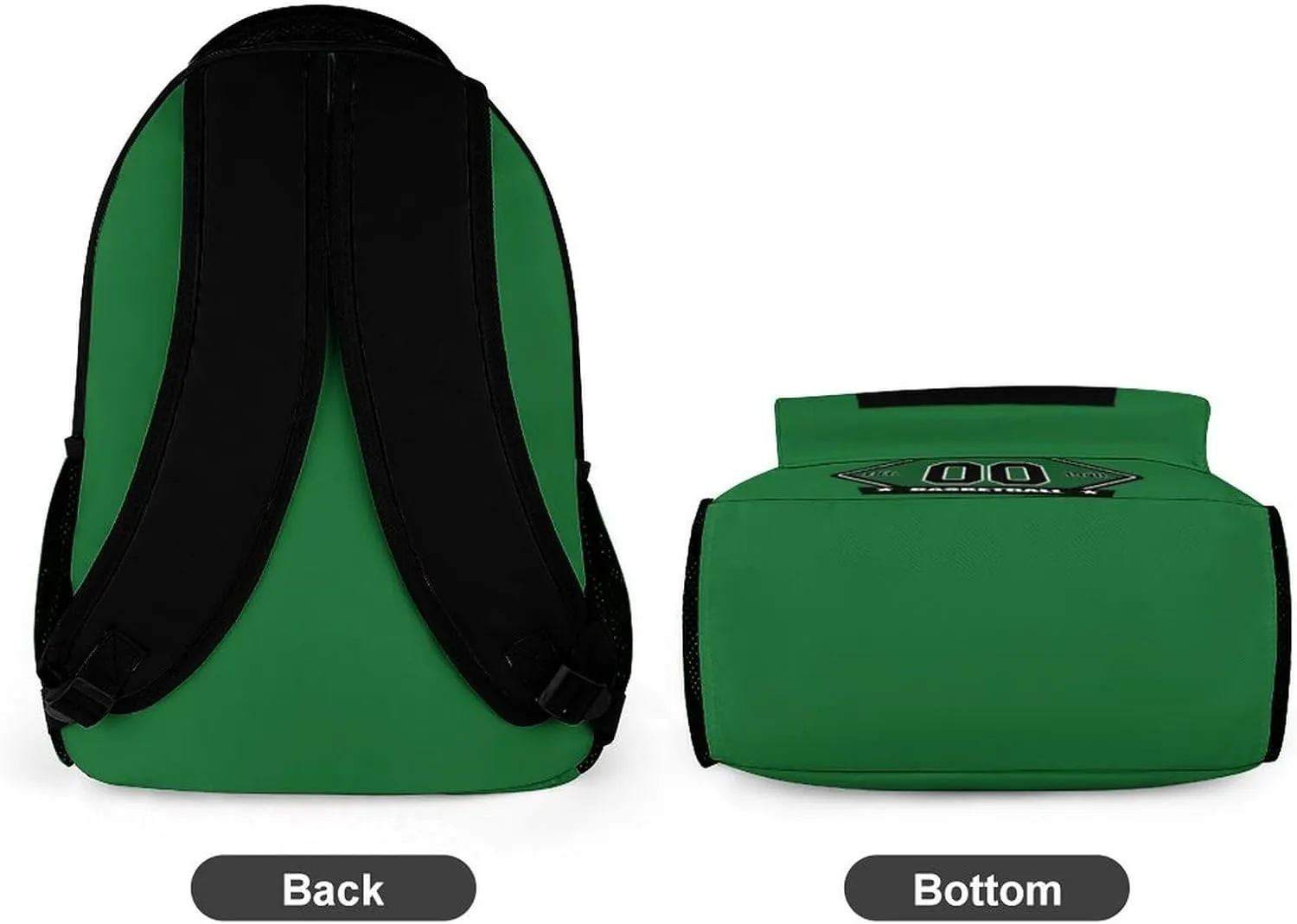 Generic Custom Backpack High Capacity Bag Basketball Fans Gifts for Teenager Men Women, Number & Add Name, Bos02_c