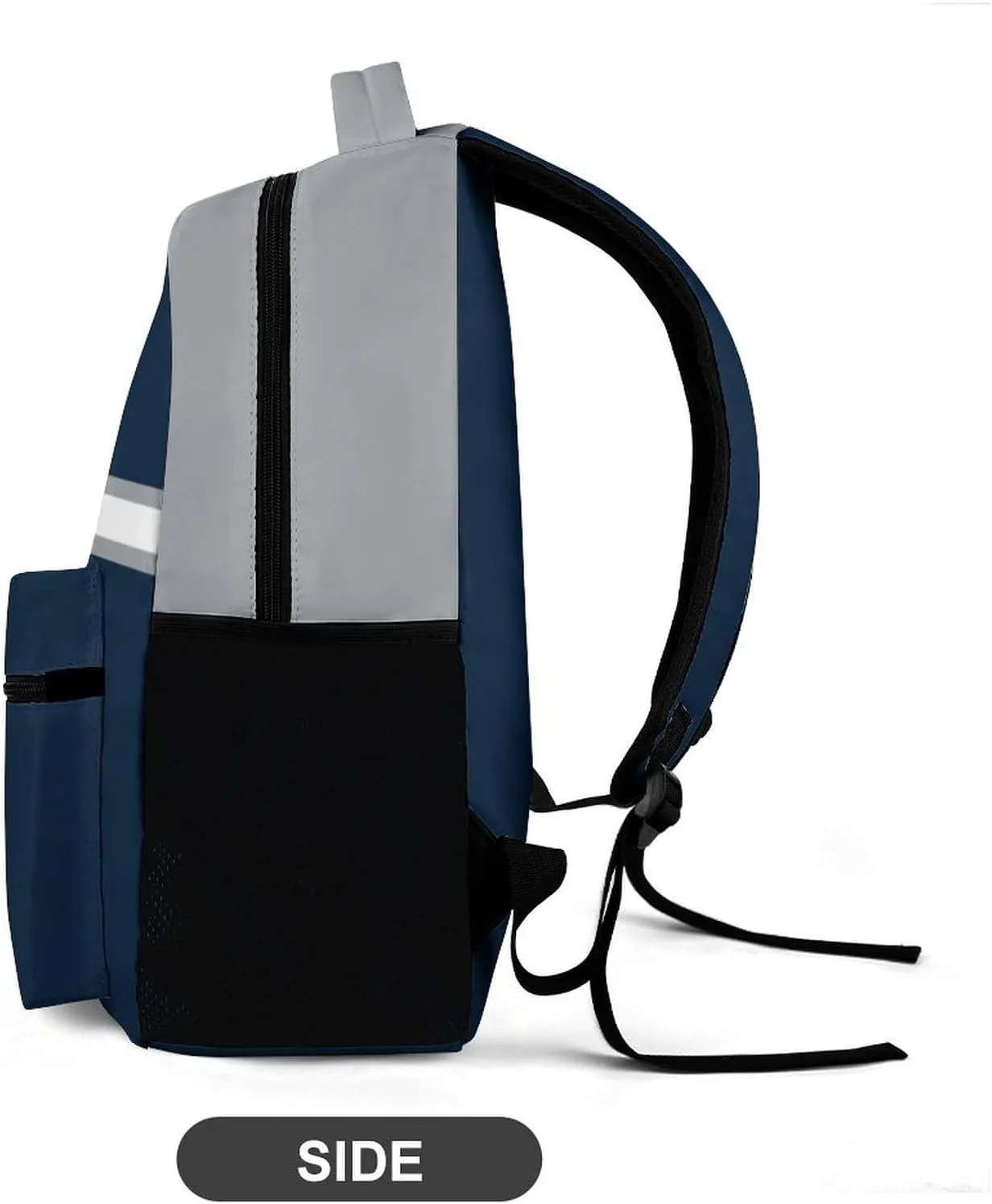 Generic Custom Backpack High Capacity Bag Football Fans Gifts for Men Women Teenager, Add Name & Number, Dal09-c