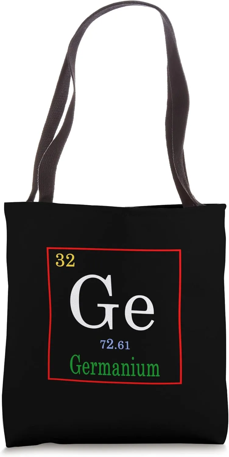 Germanium Element Periodic Table Chemistry Tote Bag