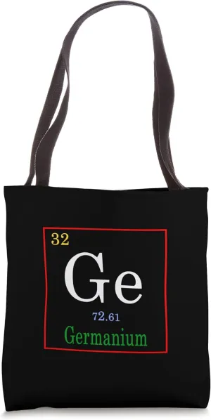 Germanium Element Periodic Table Chemistry Tote Bag