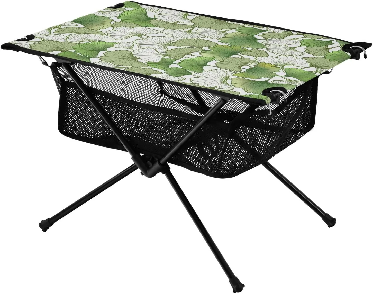 Ginkgo Biloba Leaves Portable Camping Table,Outdoor Folding Table,Beach Table,Suitable for Camping,Hiking,Picnic