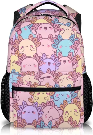 Girls Backpack, Cute Bookbag, 17 Inch Girls Schoolbag for Gift, Large Capacity Bookbag for Preschool Elementary Kindergarten School Travel