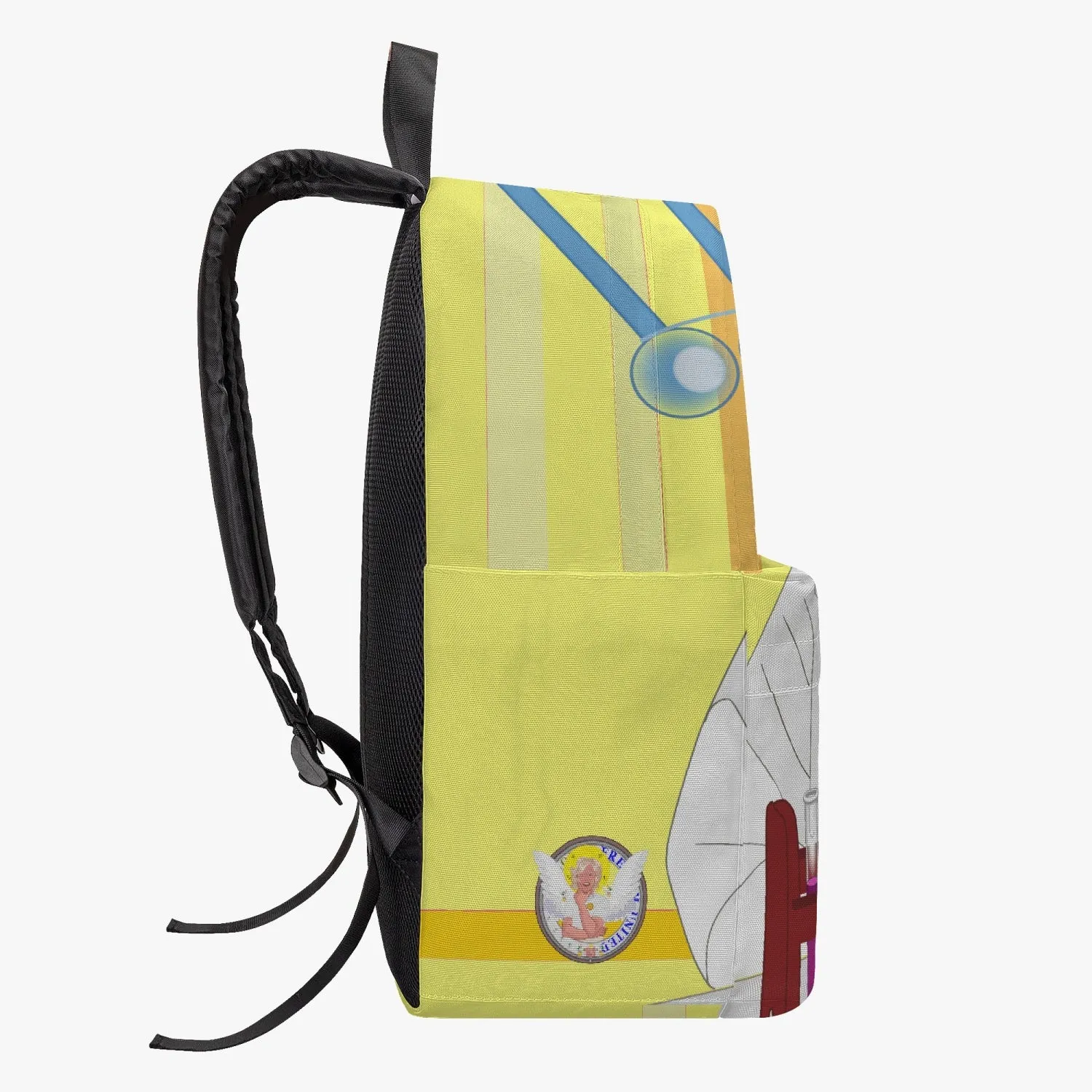 GLOBAL FREEDOM UNITED© Archangel Gabriel LAB Yellow - All-over-print Canvas Backpack