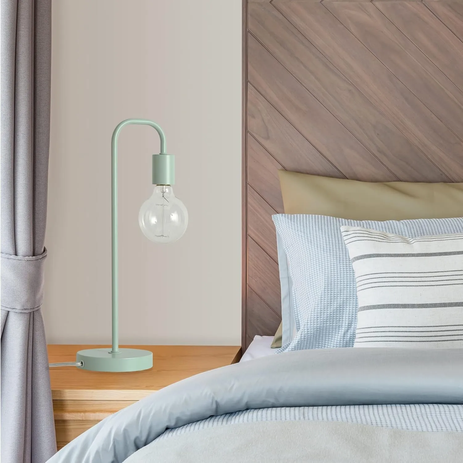 Globe Electric 65509 Holden 18" Table Lamp, Matte Pale Mint