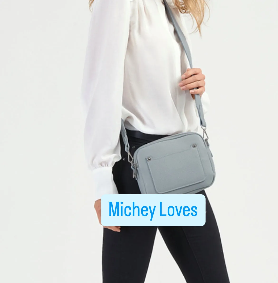 Gloria Double Zip Bag | Khaki