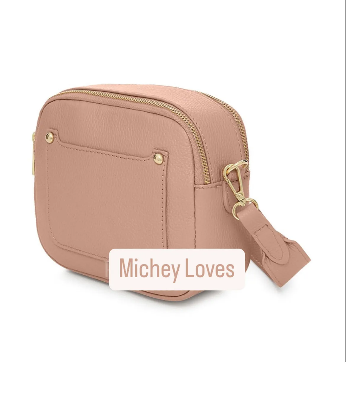 Gloria Double Zip Bag | Khaki