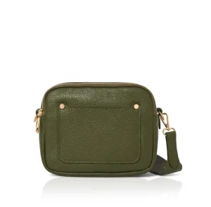 Gloria Double Zip Bag | Khaki
