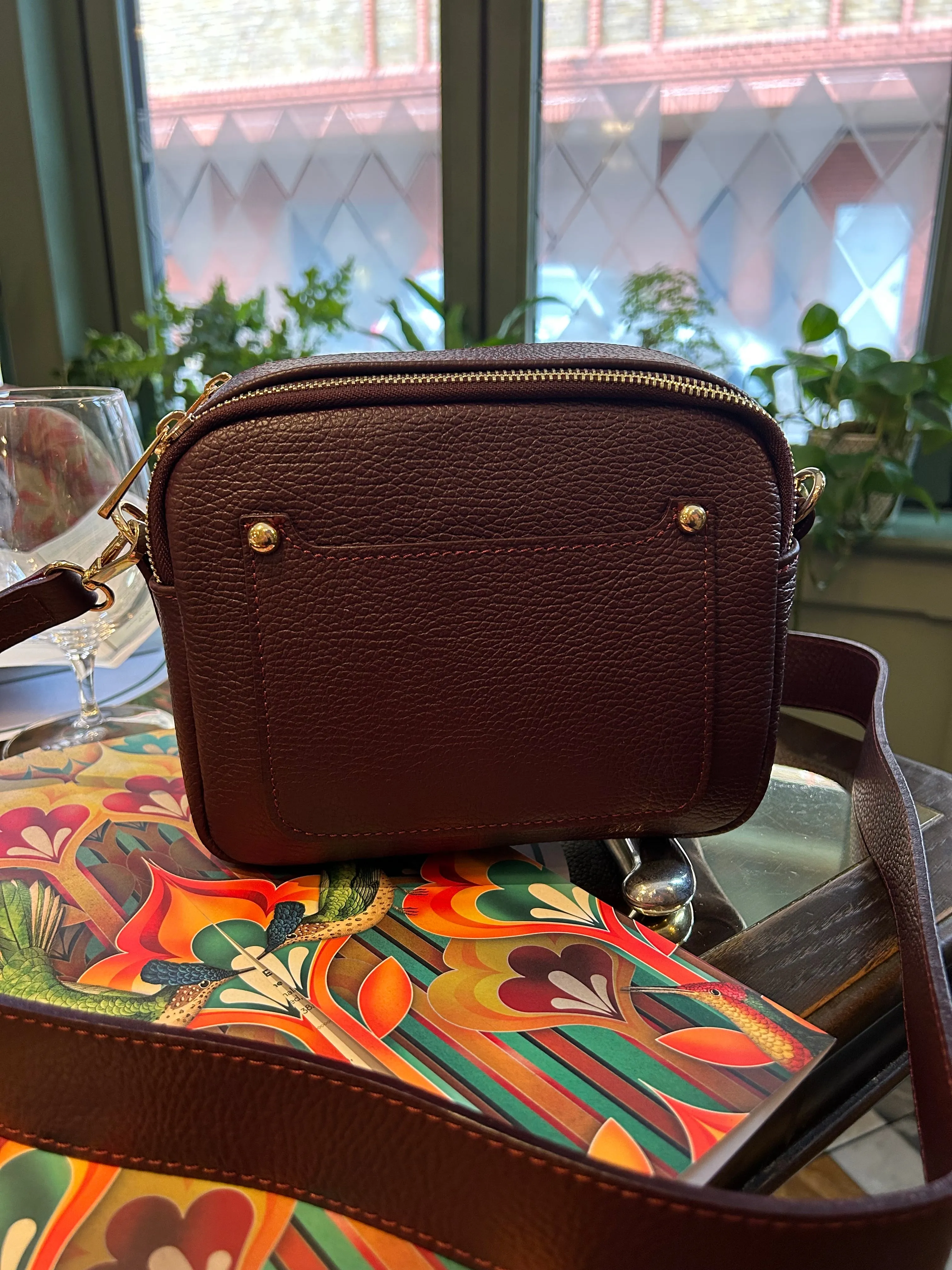 Gloria Double Zip Bag | Khaki