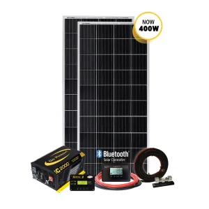 Go Power! Solar Elite: 400W Solar & IC-2000W/100A 50 ATS System