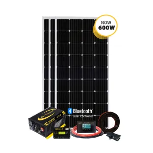Go Power! Solar Extreme: 600W Solar & 3000W Inverter System
