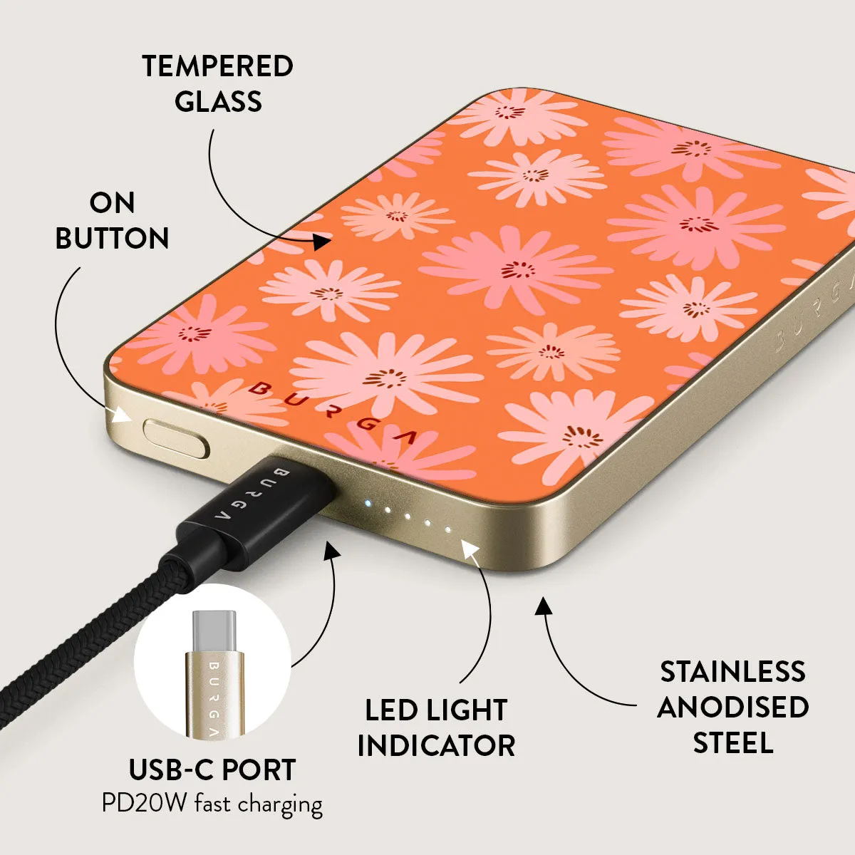 Golden Hour - Magnetic Power Bank