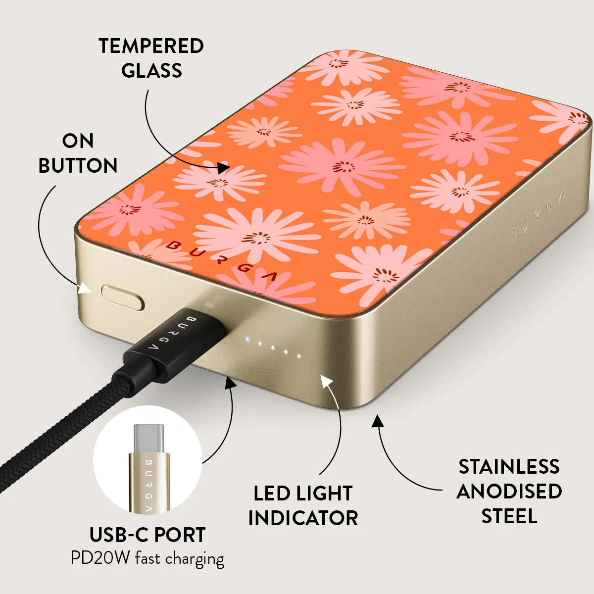 Golden Hour - Magnetic Power Bank