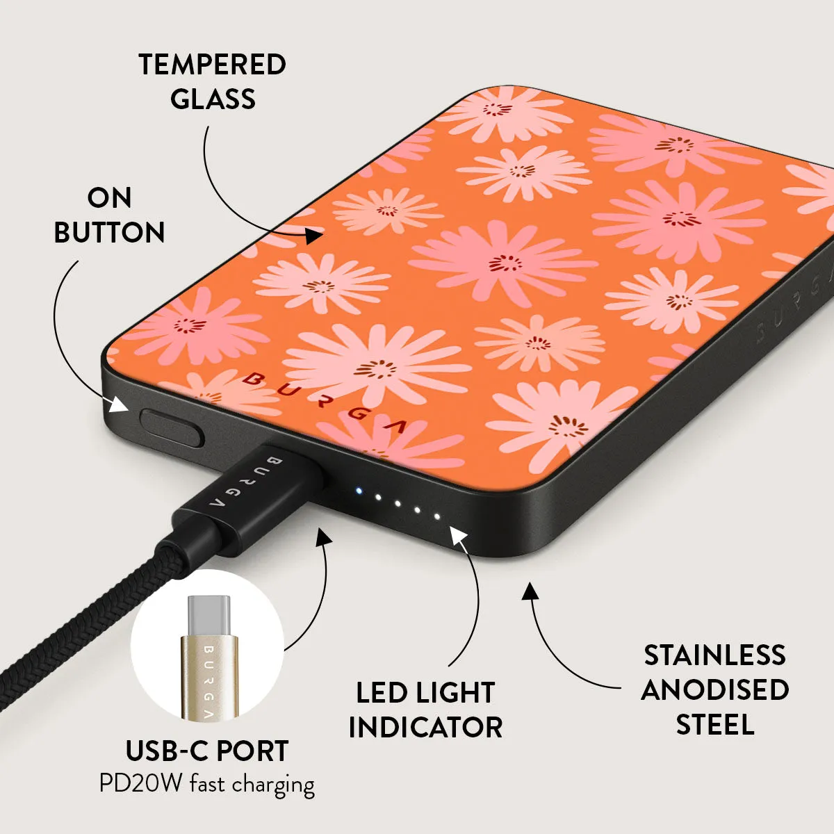 Golden Hour - Magnetic Power Bank
