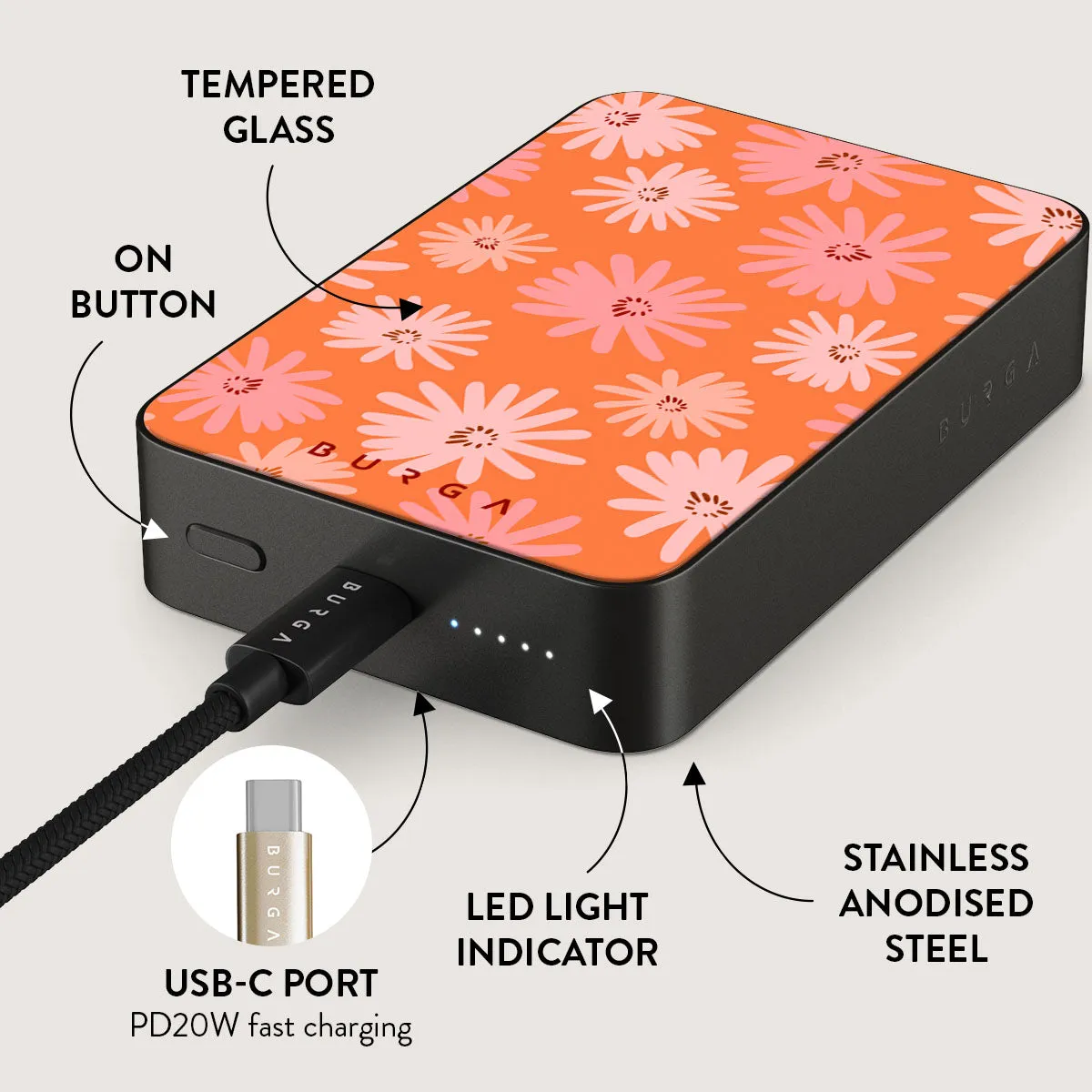 Golden Hour - Magnetic Power Bank