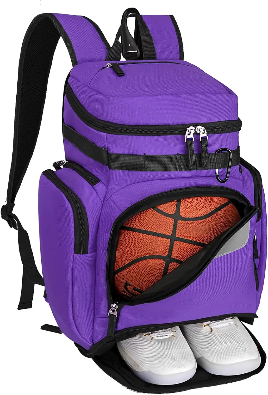 Goloni Basketball Backpack,Large Sports Bag with Ball Compartment & Shoe Compartment for Basketball, Soccer, Volleyball,Gym