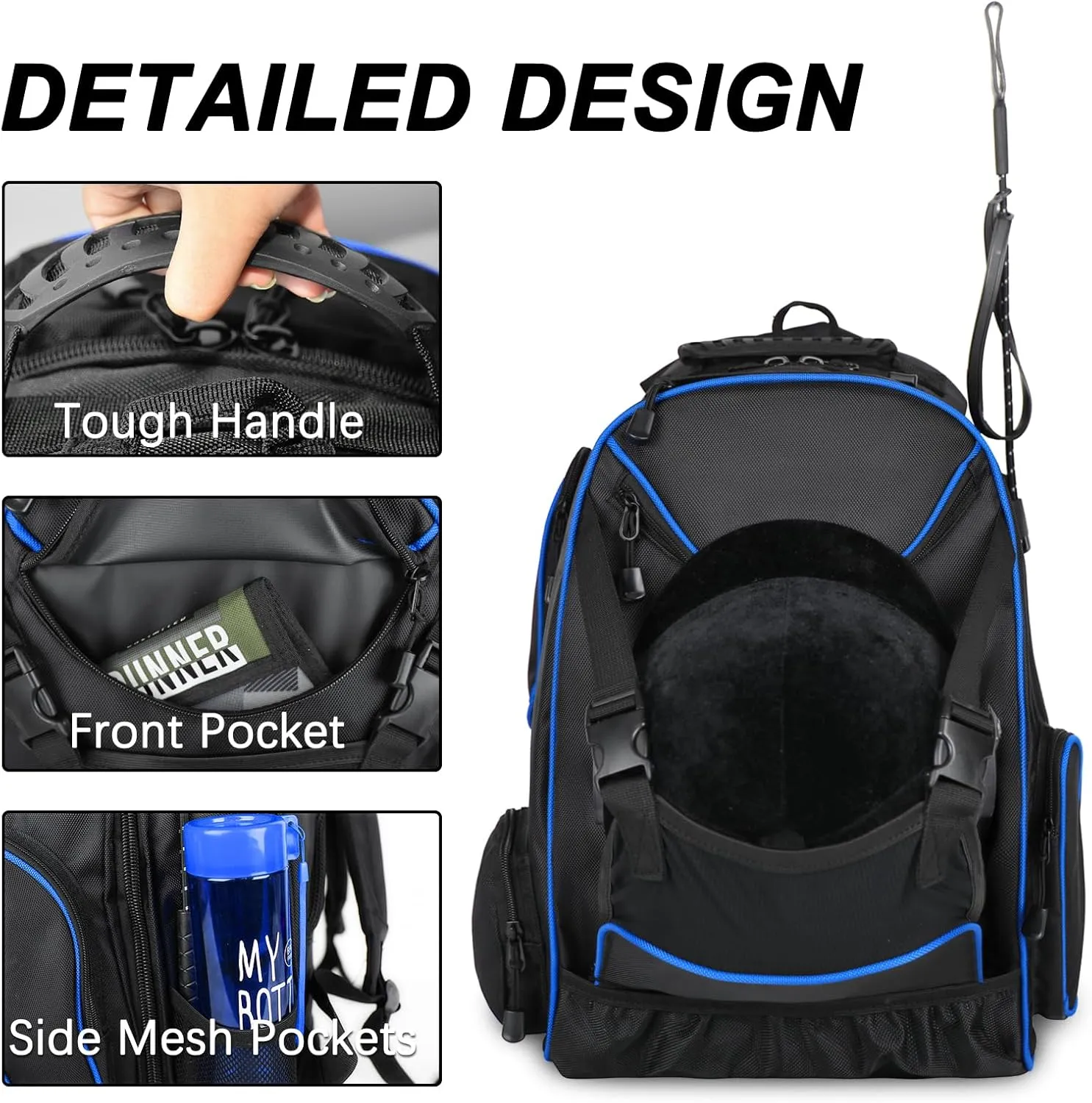 Goloni Large capacity equestrian horse riding gear horseback riding bag grooming tote bag equestrian backpack