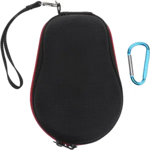 Gourd Speaker Travel Case Portable Storage Bag Compatible with Clip Black Semi Shockproof Design with Mesh Pocket for Accessories for Travel and Outdoor Use